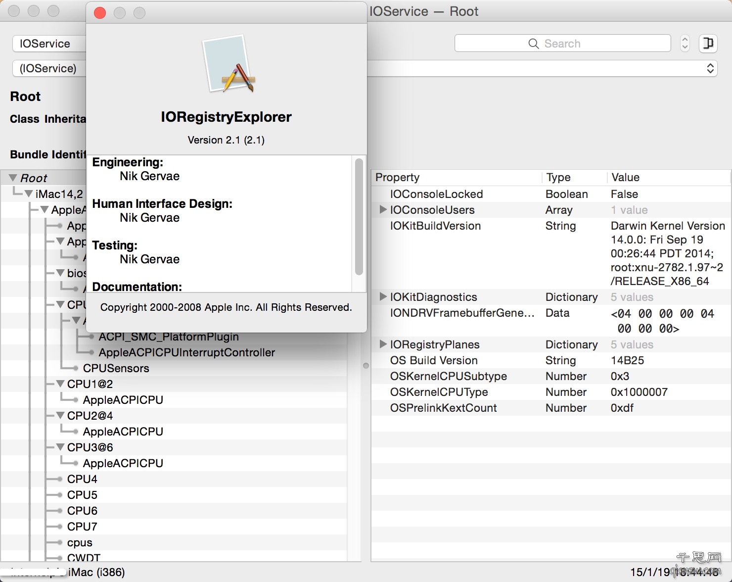 IORegistryExplorer